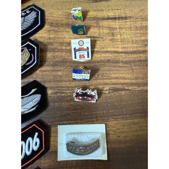 Harley Davidson HOG Lot 34 Patches and Pins (13 Years) 1996-2008 - Picture 12 of 12